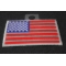 American Flag Reflective Patch diagonal view