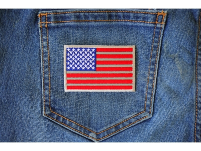American Flag Reflective Patch | Embroidered Patches American Flag Reflective Patch | Embroidered Patches