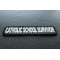 Catholic School Survivor Funny Christian Patch diagonal view