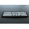 Growing Old Is Inevitable Growing Up Is Optional Patch | Embroidered Patches Growing Old Is Inevitable Growing Up Is Optional Funny Iron on Patch diagonal view