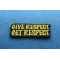 Give Respect Get Respect Patch | Embroidered Patches Give Respect Get Respect Patch diagonal view