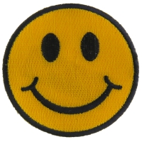 Smiley Face Patch | Embroidered Patches