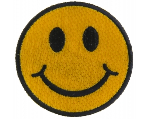 Smiley Face Patch | Embroidered Patches