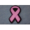 Purple Ribbon Patch For Breast Cancer Survivors | Embroidered Patches Purple Ribbon Patch For Breast Cancer Survivors diagonal view