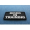 Biker In Training Patch Biker In Training Patch diagonal view