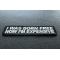 I Was Born Free Now I'm Expensive Patch | Embroidered Patches I Was Born Free Now I'm Expensive Patch diagonal view