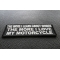 The more I Learn About Women The more I Love My Motorcycle Patch diagonal view