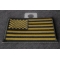 Subdued Green US Flag Patch diagonal view