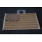 Subdued Brown US Flag Patch | Embroidered Patches Subdued Brown US Flag Patch diagonal view