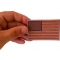 Subdued Brown US Flag Patch | Embroidered Patches Subdued Brown US Flag Patch shown on hand for size comparison