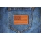 Subdued Brown US Flag Patch | Embroidered Patches Subdued Brown US Flag Patch shown on jeans