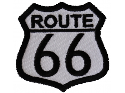 Route 66 Medium Patch | Embroidered Biker Patches