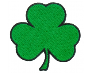 3 Leaf Clover Shamrock Patch | Embroidered Patches