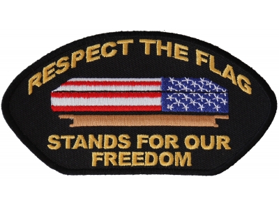 Respect Our Flag Cap Patch | US Military Veteran Patches