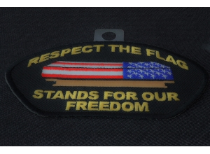 Respect Our Flag Cap Patch | US Military Veteran Patches