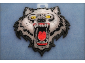 Small Wolf Patch | Embroidered Patches