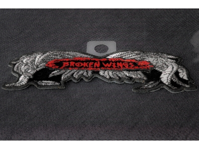 Broken Wings Patch Small | Embroidered Biker Patches