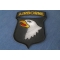 101st Airborne Patch diagonal view