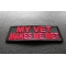 My Vet Makes Me Wet Patch | US Military Veteran Patches My Vet Makes Me Wet Patch diagonal view