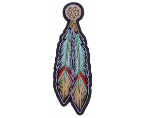 Tribal Feathers Patch | Embroidered Patches