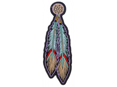 Tribal Feathers Patch | Embroidered Patches