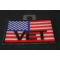 American Flag Vet Patch diagonal view