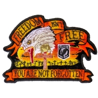 Freedom Isn't Free Eagle Small Patch | US Military Veteran Patches