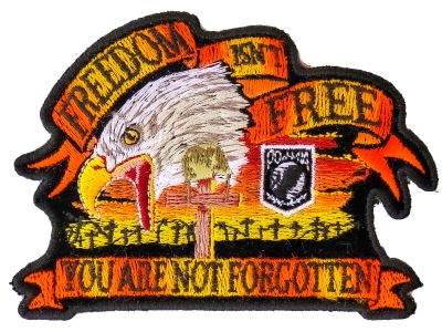 Freedom Isn't Free Eagle Small Patch | US Military Veteran Patches