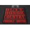 Duty Honor Country Red Patch | US Military Veteran Patches Duty Honor Country Proudly Served Patch diagonal view