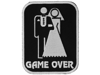 Game Over Marriage Patch Medium | Embroidered Patches