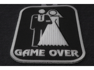 Game Over Marriage Patch Medium | Embroidered Patches
