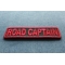 Road Captain Patch Red Road Captain Patch diagonal view