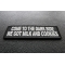 Come To The Dark Side We Have Milk and Cookies Funny Iron on Patch diagonal view