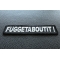 Fuggetaboutit Patch Fuggetaboutit Funny Iron on Patch diagonal view