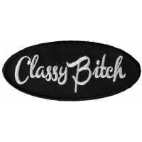 By Ivamis Trading Classy Bitch Patch 3.5x1.5 inch P3253 Free Shipping
