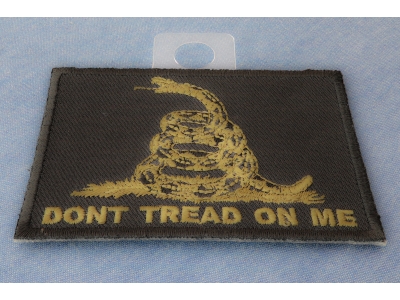 Green Black Gadsden Flag Patch | US Military Veteran Patches