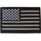 Black White and Reflective US Flag Patch