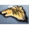 Howling Wolf Small Patch | Embroidered Patches Howling Wolf Small Patch diagonal view