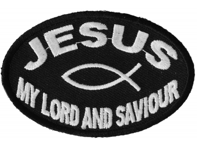 Jesus My Lord And Saviour Patch  | Embroidered Patches