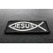 Jesus Fish Patch | Embroidered Patches Jesus Fish Patch diagonal view
