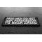 Free Men Don't Ask To Bear Arms Patch | Embroidered Patches Free Men Don't Ask Permission To Bear Arms Patch diagonal view