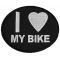 I Love My Bike Patch For Bikers