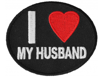 I Love My Husband Patch | Embroidered Patches