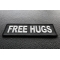 Free Hugs Patch | Embroidered Patches Free Hugs Naughty Iron on Patch diagonal view