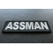 Assman Funny Patch | Embroidered Patches Assman Patch diagonal view