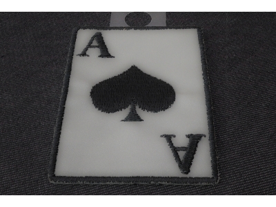 Reflective Ace Of Spades Patch | US Military Veteran Patches