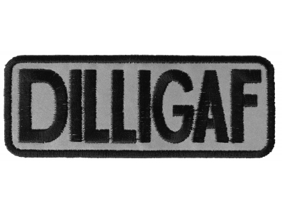 Reflective Small Dilligaf Patch | Embroidered Patches