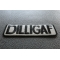 Reflective Small Dilligaf Patch | Embroidered Patches Reflective Dilligaf Patch diagonal view