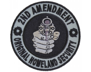 2nd Amendment Round Original Homeland Security Patch | Embroidered Patches