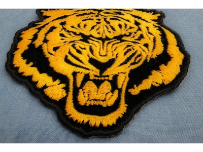Small Orange Baron Tiger Patch | Embroidered Patches